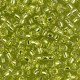 Miyuki seed beads 8/0 - Silverlined chartreuse 8-14